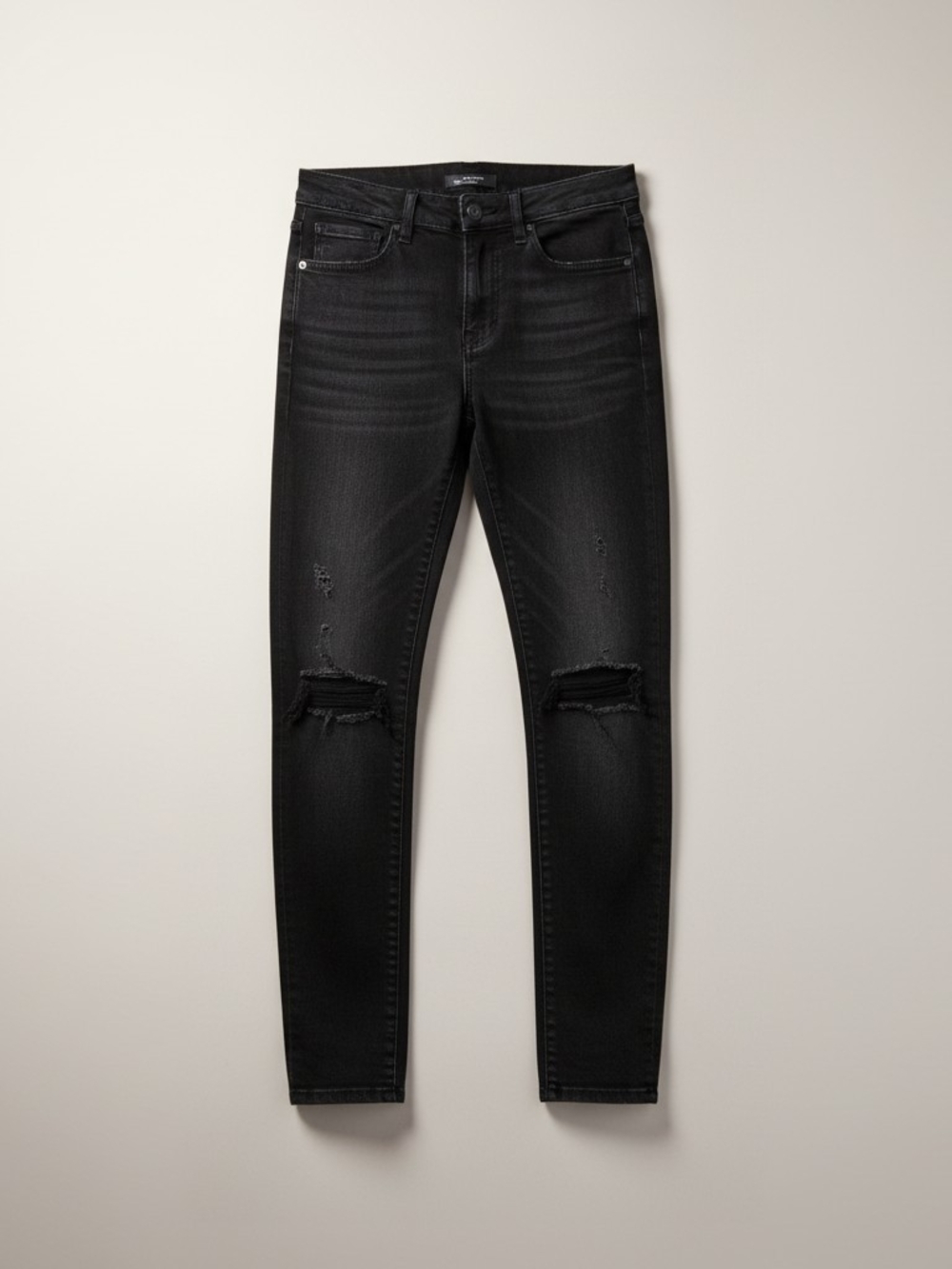 American Eagle Outfitters Black Ripped Skinny Jeans Size 6